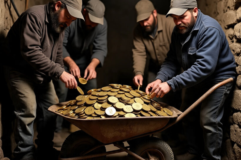 Предупреждающие знаки вспыхивают, когда майнеры биткойнов разгружаются в рекордном темпе