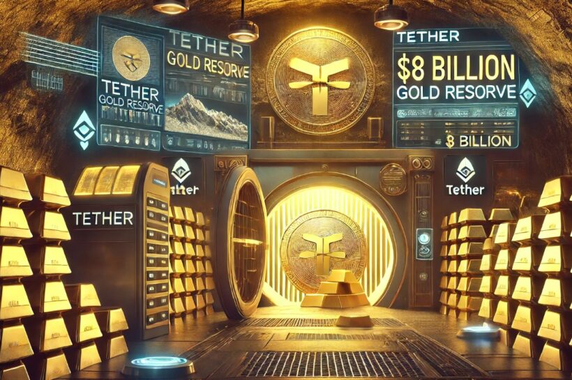 Tether Secret Swiss Vault: Золотой резерв в размере 8 миллиардов долларов США за стаблеком