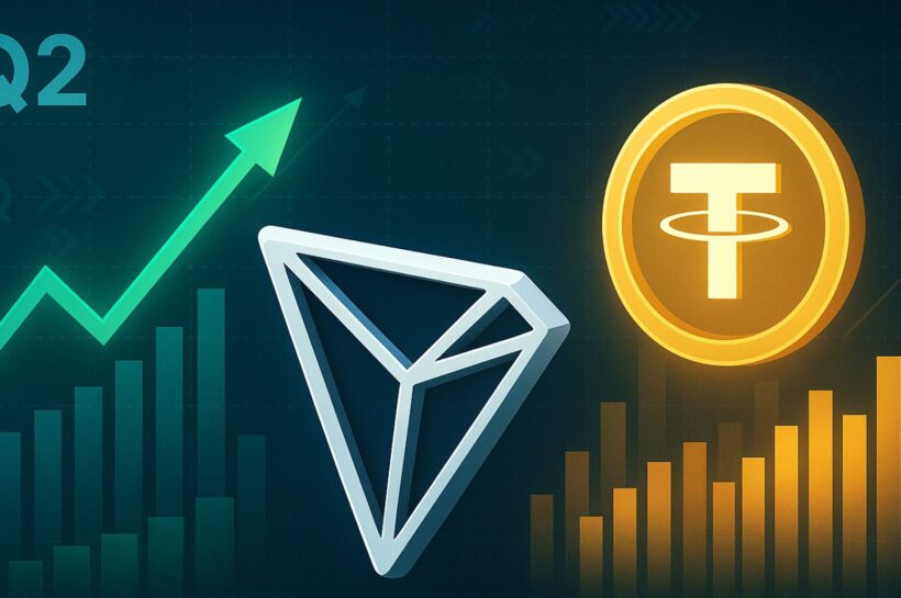 Tron Drops Q2 Отчет: Доход, доминирование USDT Ведут многомерные максимумы