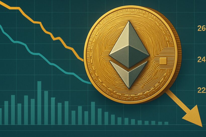 Ethereum рискует недостатком, если сопротивление удерживает: 2700 долл. США. Уровень имеет решающее значение