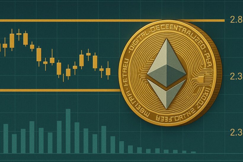 Диапазон Ethereum подтягивается - ликвидность вырисовывается на уровне 2800 долл. США и 2350 долл. США