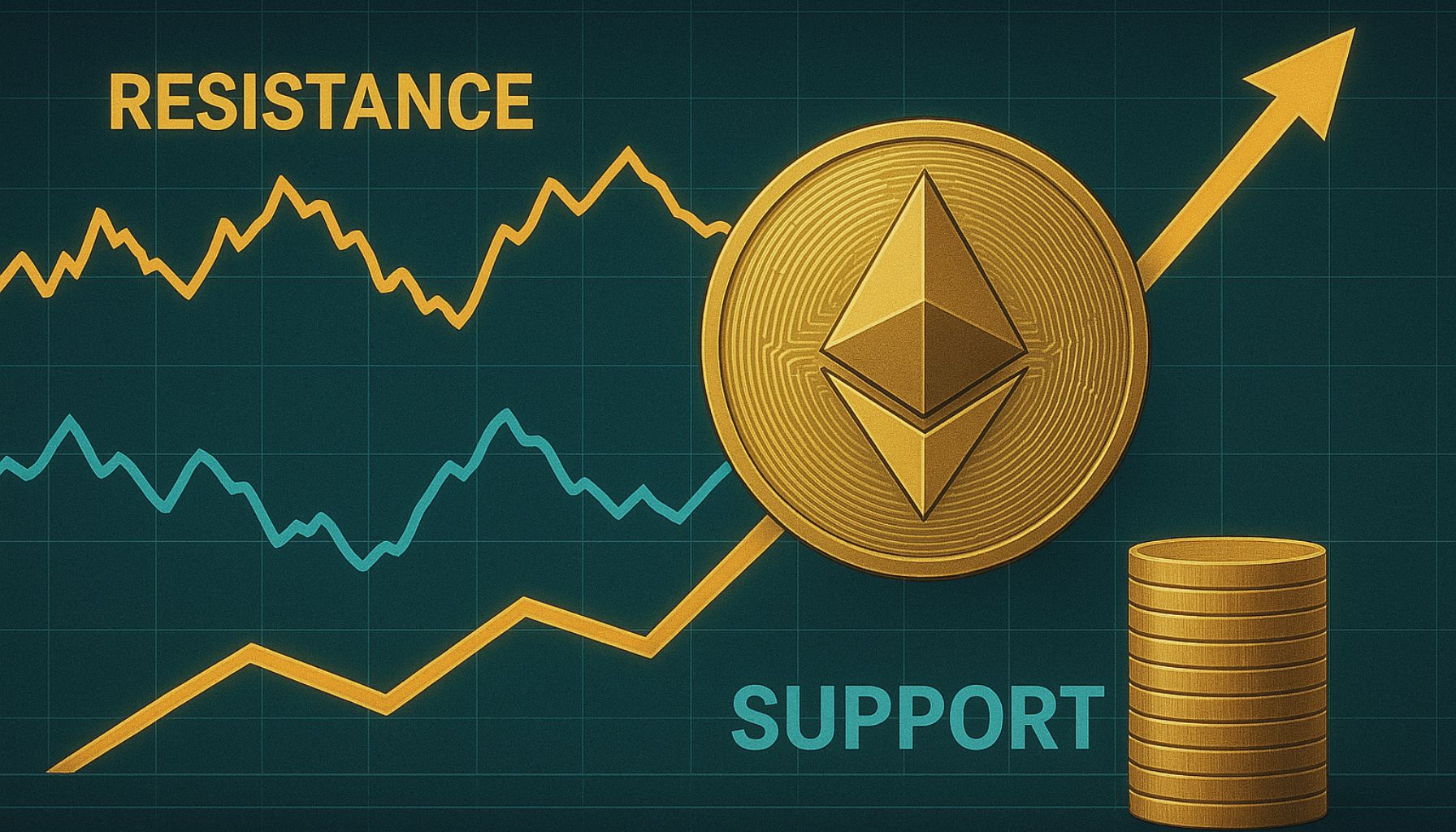 Ethereum превращает ключевое сопротивление в поддержку - Momentum Builds для прорыва диапазона