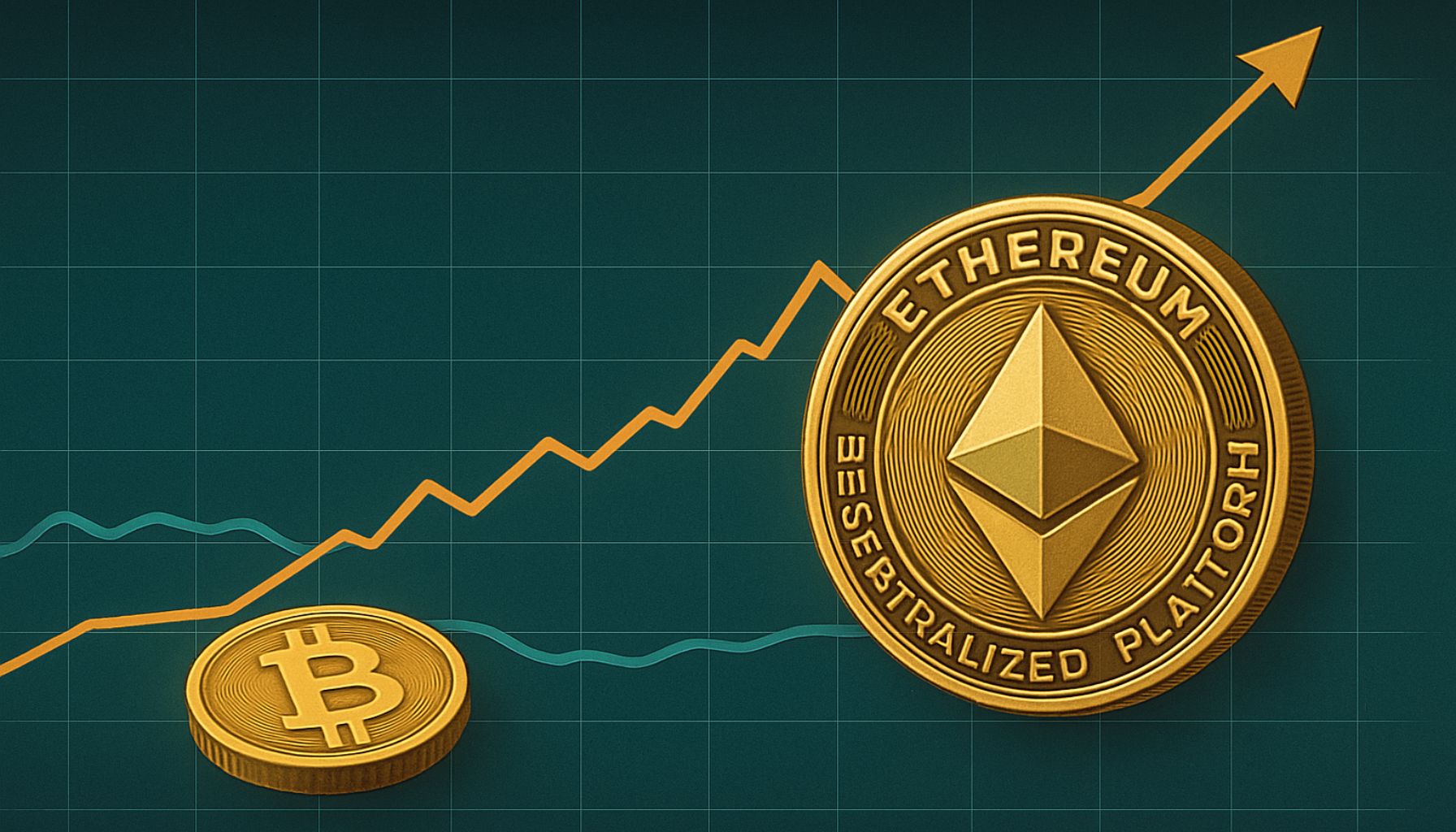 Эфиреум ценовой действие сигнализирует об изменении импульса: BTC спит и движения ETH