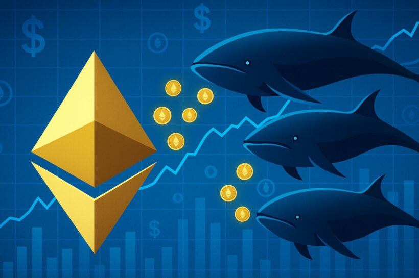 Ethereum Whales накапливает более 4,1 млрд долларов в ETH за две недели - детали