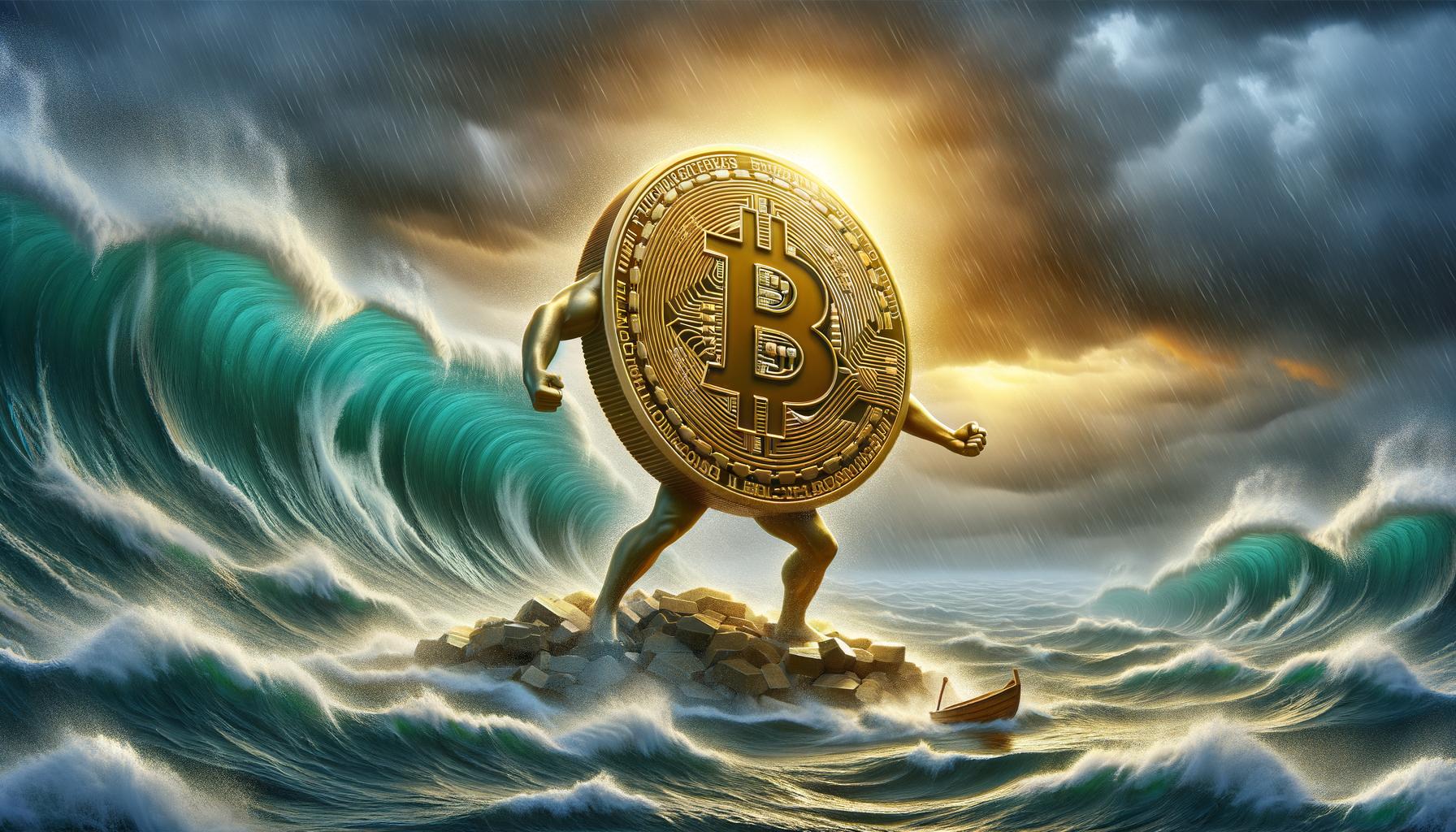 Биткойн цена сталкивается с давлением: технические данные сигнализируют о еще одном упадке вперед