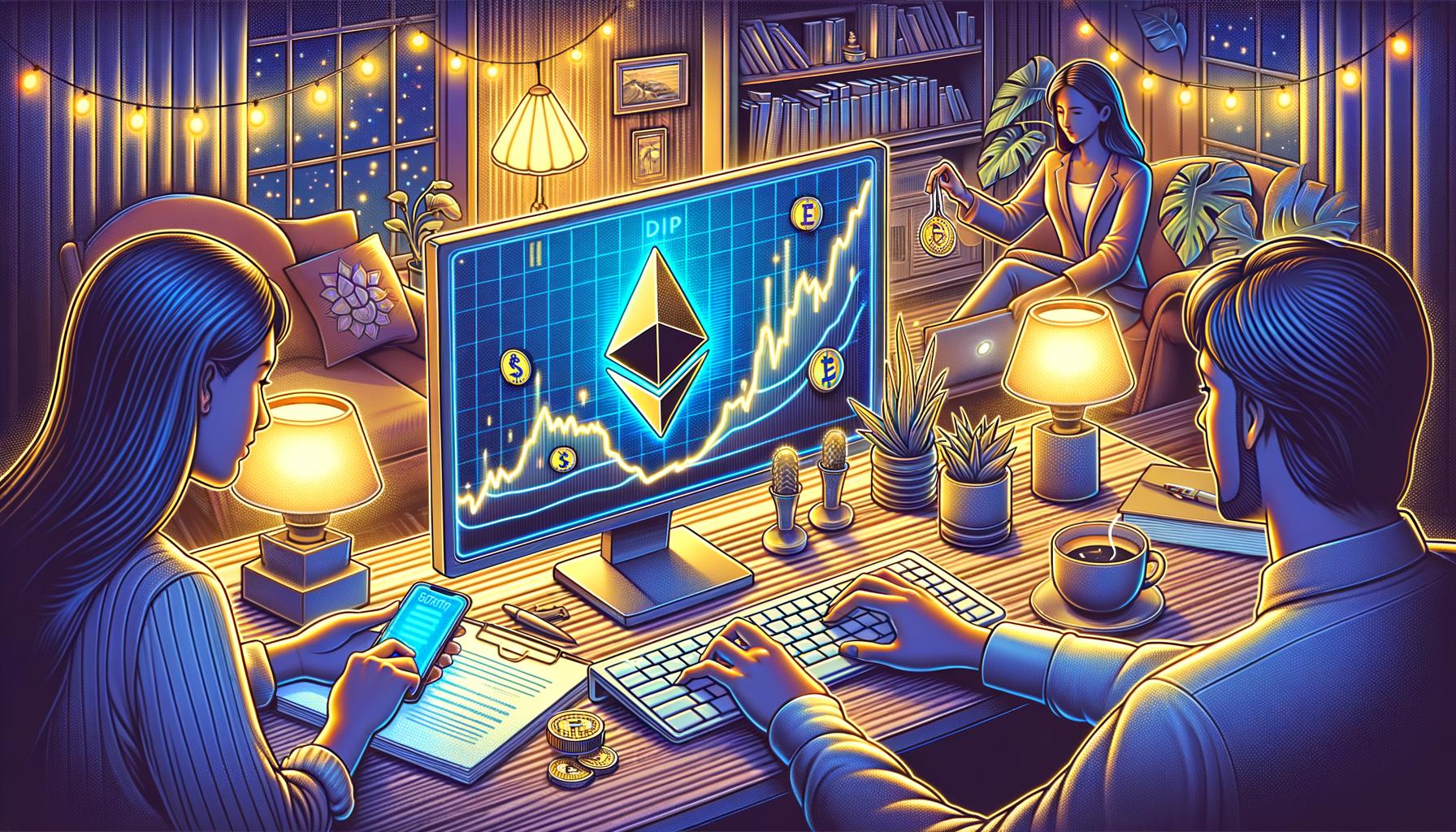 Цена Ethereum корректирует ниже, может ли это вызвать еще один купил?
