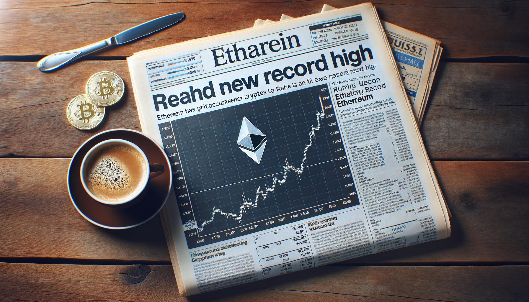 Ethereum Price достигает свежи