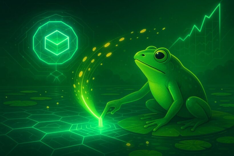 Little Pepe приносит 22,1 млн. Долл. США для EVM Layer-2, так как меморанды на тему лягушки содержат нишу 5,6 млрд долларов США. Little Pepe приносит 22,1 млн. Долл. США для EVM Layer-2, так как меморанды на тему лягушки содержат нишу 5,6 млрд долларов США.