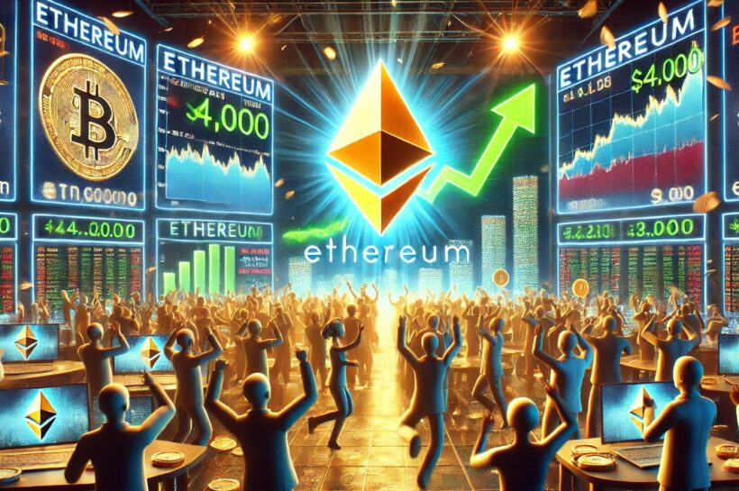 Высокий максимум для крипто-рынка: Ethereum возглавляет плату свыше 4000 долларов США.
