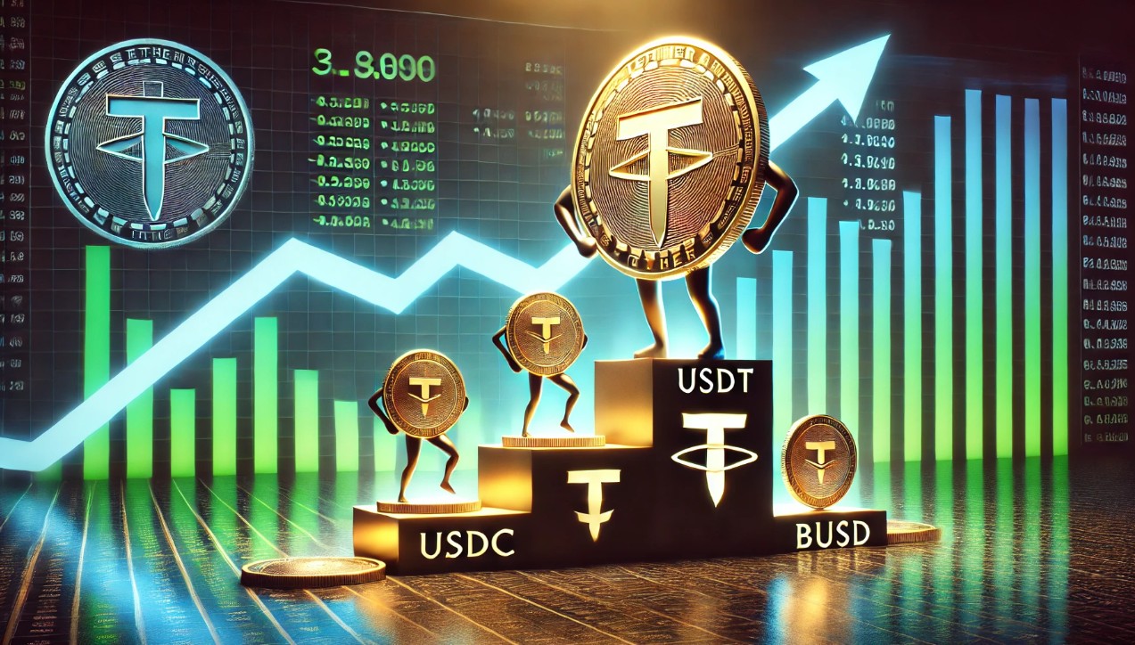 Тэтер остается на вершине, но эти три конкурента приближаются к USDT