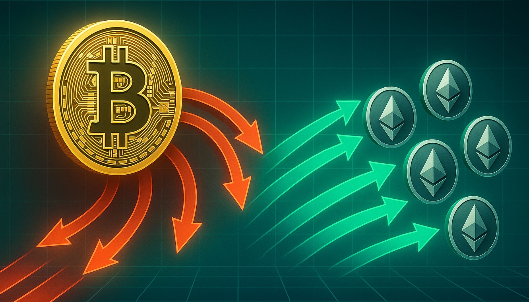 Bitcoin Cex Netflow по -прежнему зеленые, несмотря на то, что крупные продавцы вращаются в Ethereum