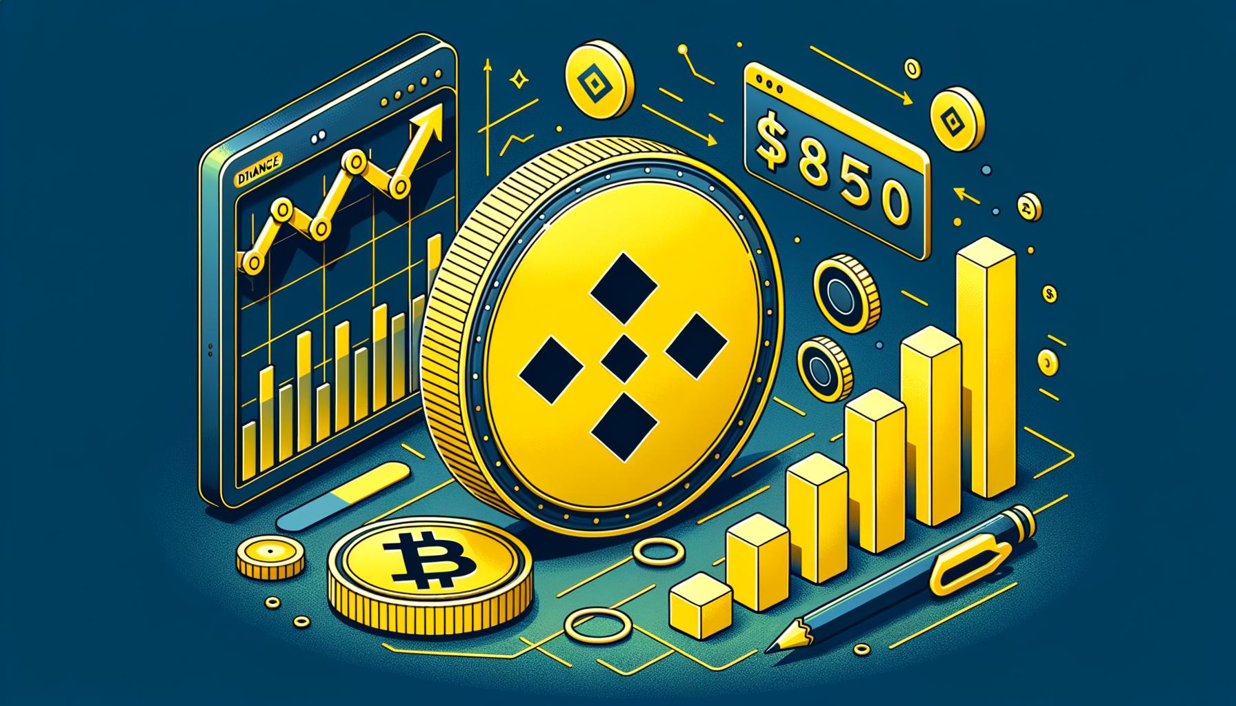 BNB цена борется ниже 850 долларов - быстро исчезает импульс?