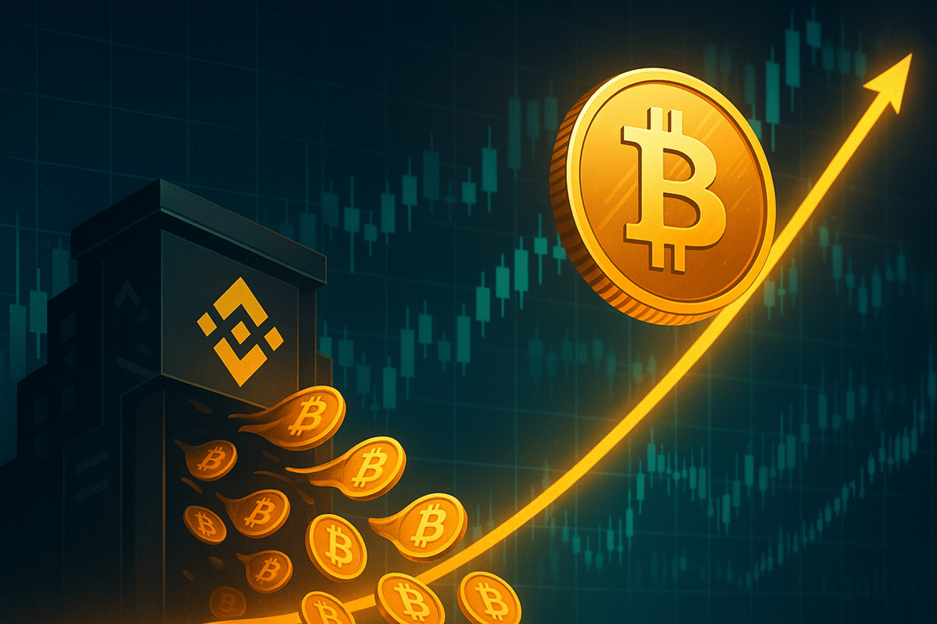 Биткойн касается 117 000 долларов в качестве записей Binance 9 дней оттока