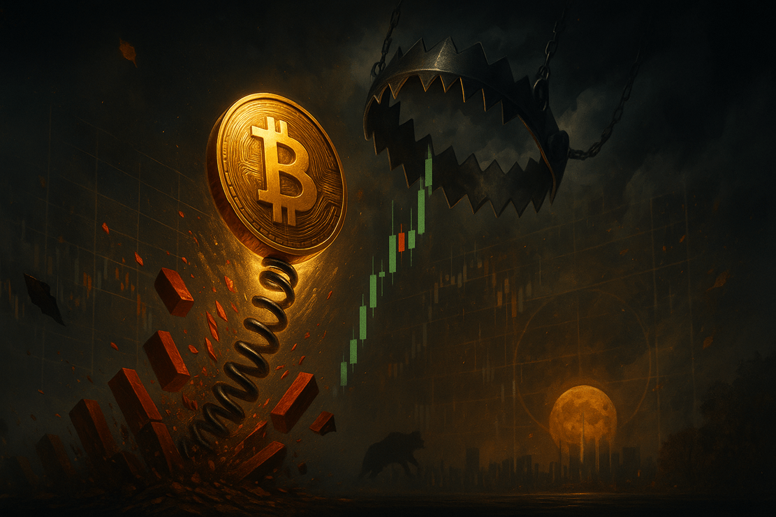 Биткойн устанавливается для короткого сжатия до долгой ловушки в октябре