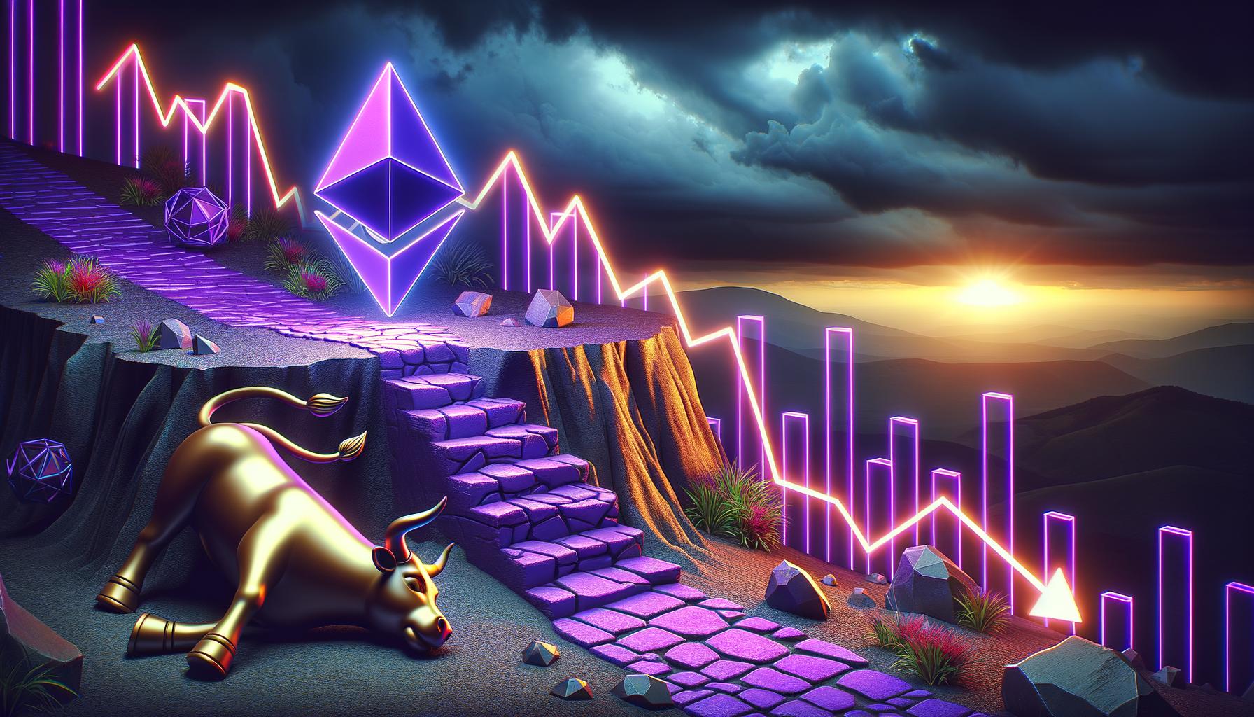 Ethereum Price сильно борется - больше риска снижения, если поддержка не удается