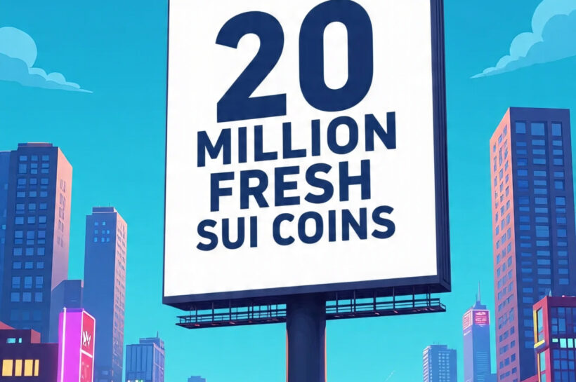 20 миллионов новых токенов SUI подтолкнуть казначейство до нового высокого уровня - детали