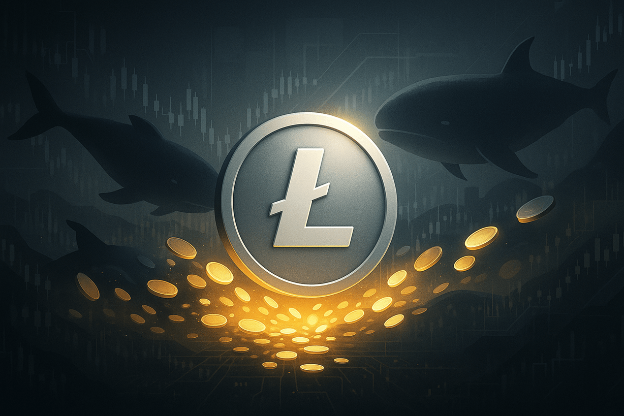 Litecoin скачки, когда киты выходят на 181 000 LTC