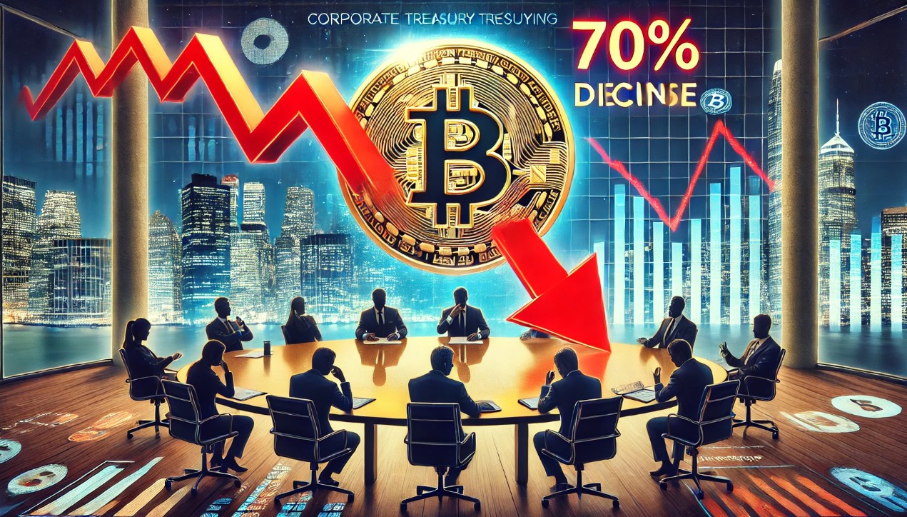На 70% снижение корпоративной крипто -казначейства: что происходит?
