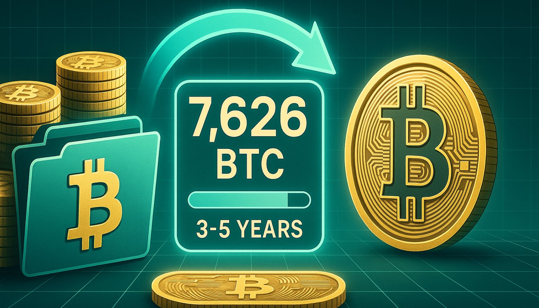 Старый биткойн разблокирует: 7626 BTC в возрасте от 3 до 5 лет движения Onchain