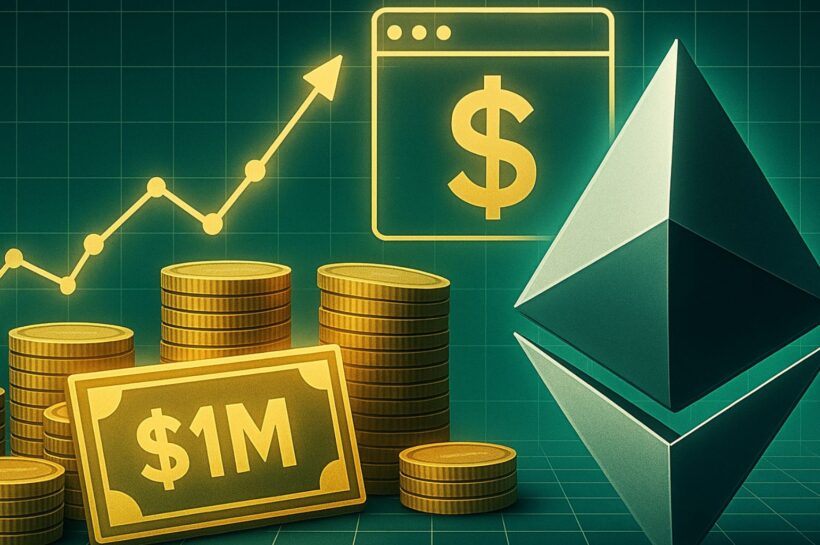 Активность сети Ethereum нарастает, так как сборы в 24 часа достигают 1,4 миллиона долларов США.