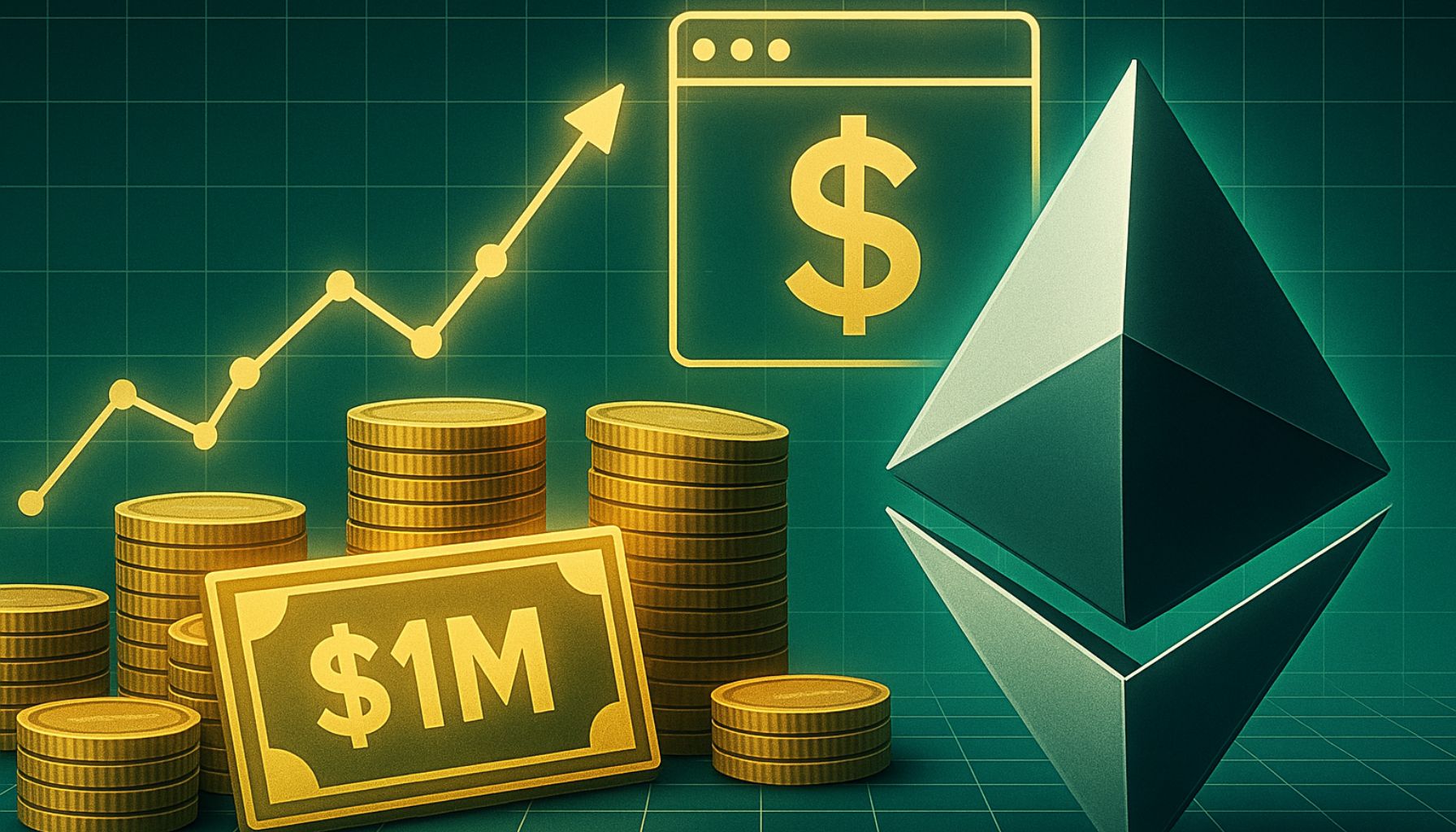 Активность сети Ethereum нарастает, так как сборы в 24 часа достигают 1,4 миллиона долларов США.