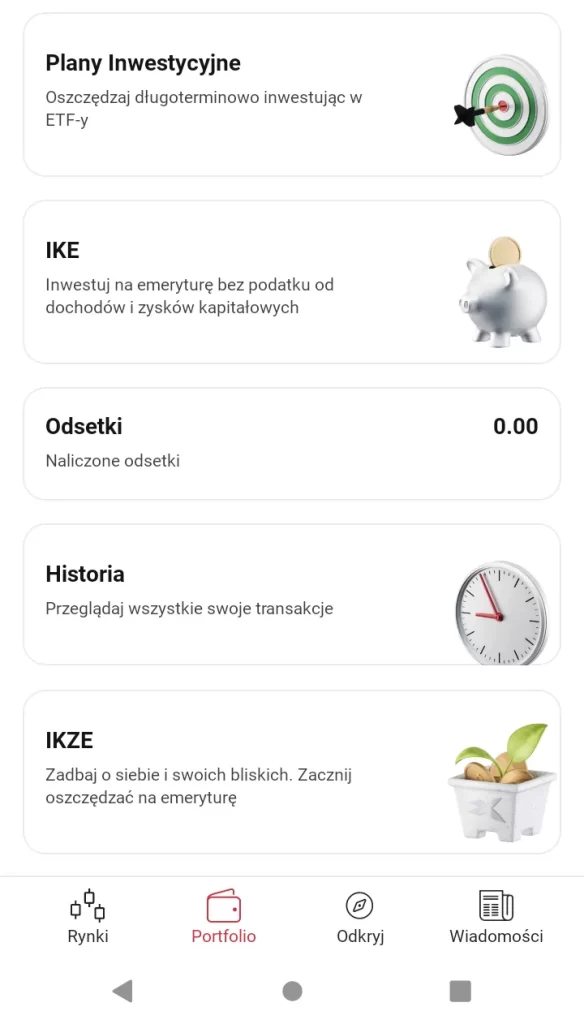 XTB IKZE Application