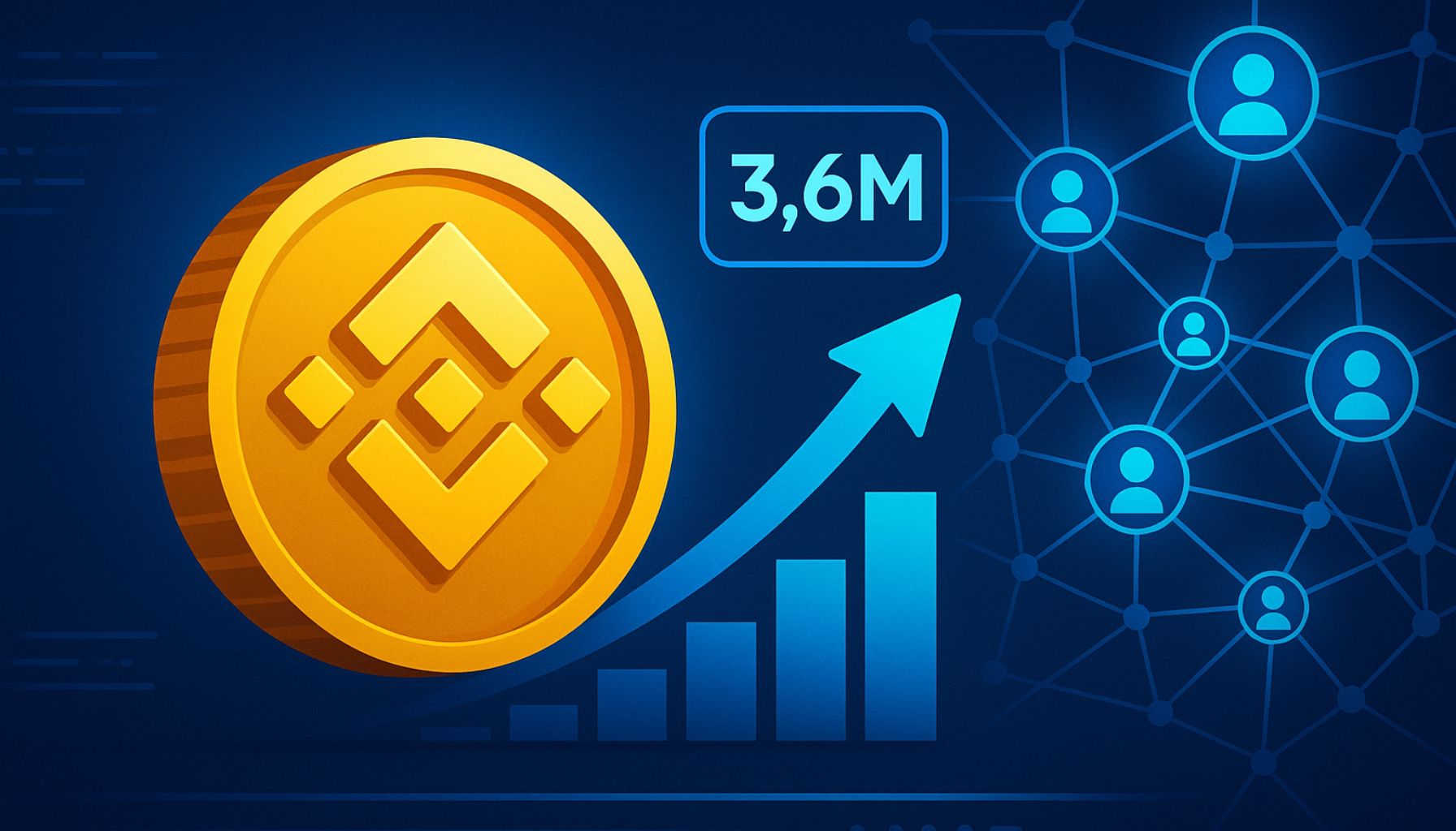 Число активных адресов BNB достигло рекордных 3,6 миллионов – аналитик объясняет рост сети