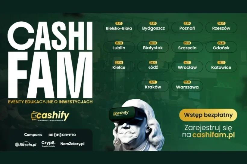 Знания об инвестировании и криптовалютах по всей Польше – Cashify
