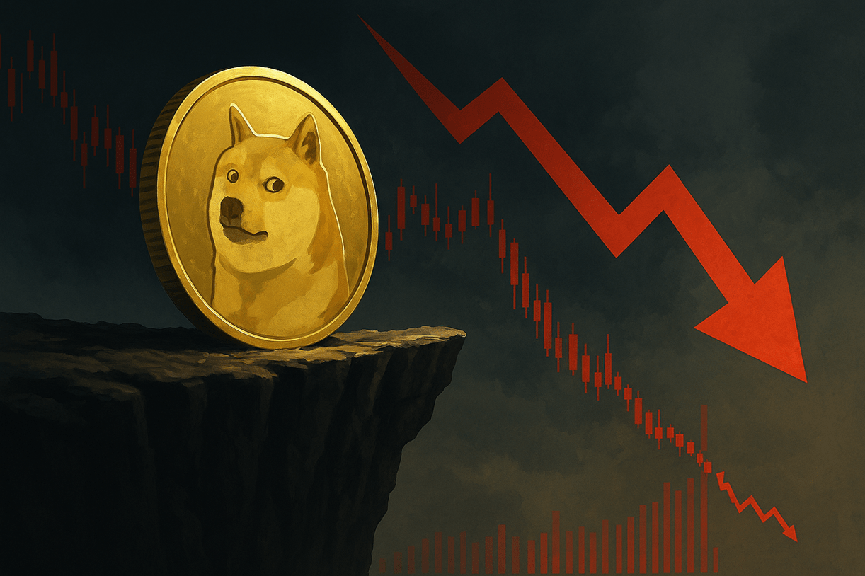 Dogecoin должен защищать этот уровень, чтобы избежать обвала $0,07, показывают данные в цепочке