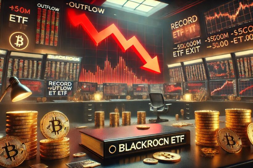 Биткойн-ETF BlackRock потерял более $500 миллионов в результате крупнейшего однодневного оттока