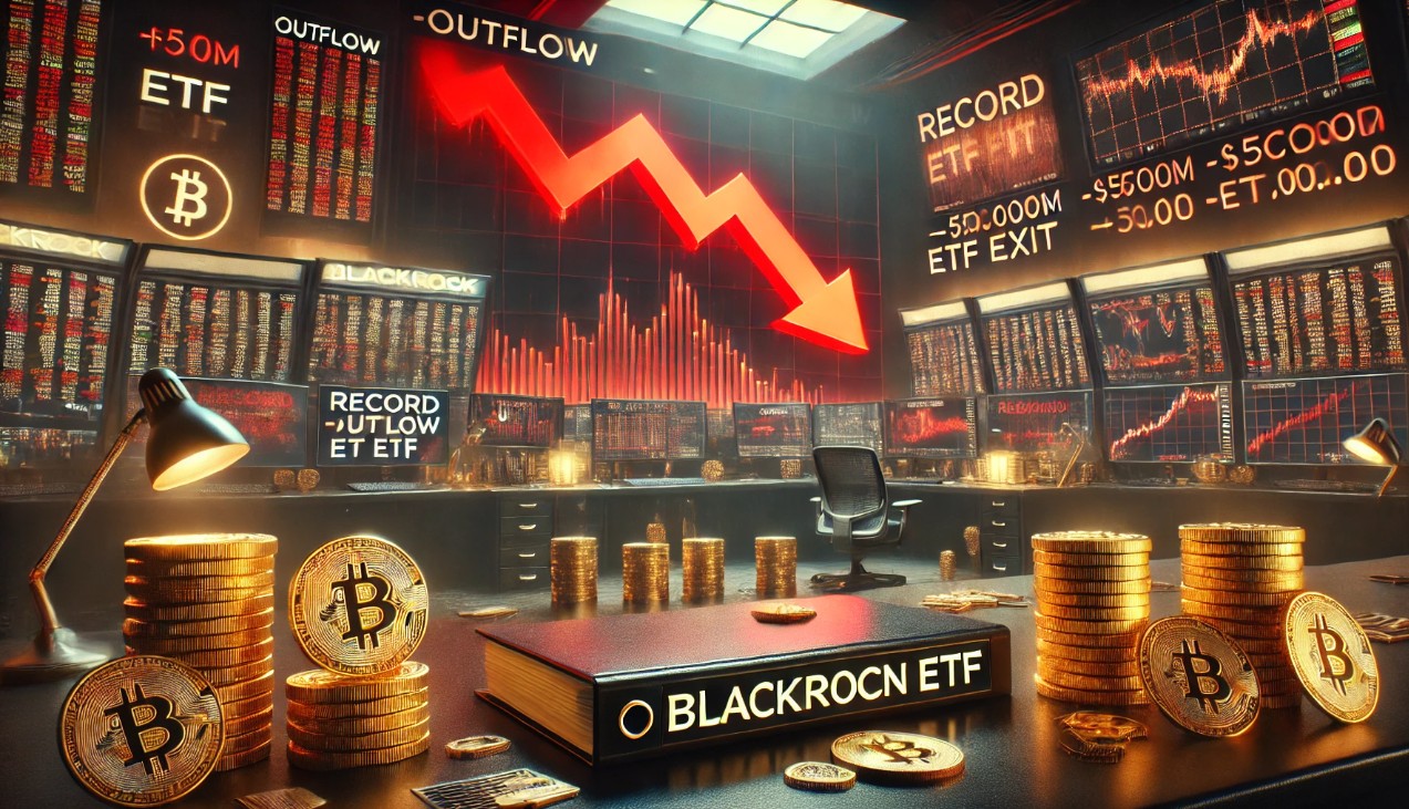 Биткойн-ETF BlackRock потерял более $500 миллионов в результате крупнейшего однодневного оттока