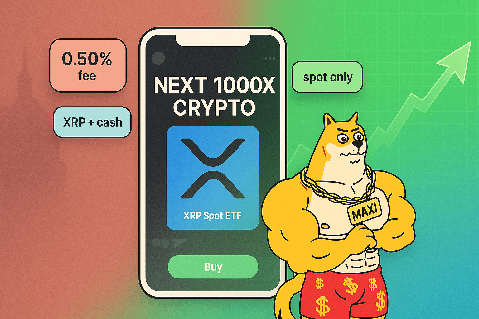 Следующая 1000-кратная криптовалюта? Maxi Doge приближается к $4 млн по мере роста слухов о XRP ETF