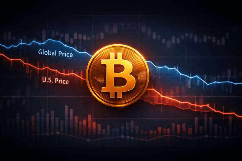 Премиум Bitcoin Coinbase с редкой скидкой по мере ослабления спроса в США