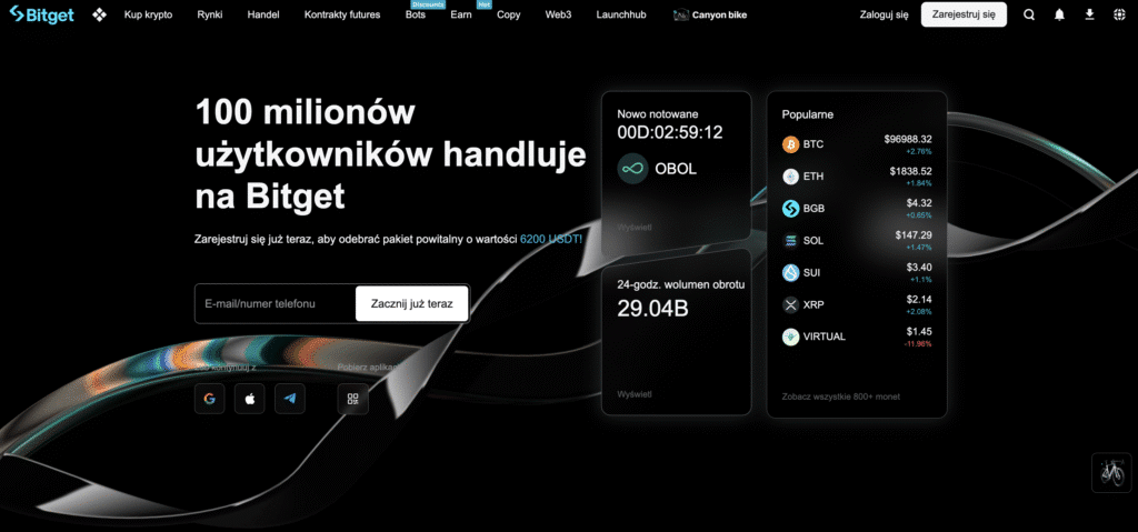 Bitget альтернатива Binance