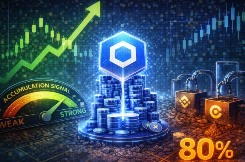 Chainlink показывает сильный сигнал накопления: ликвидность биржи LINK иссякает
