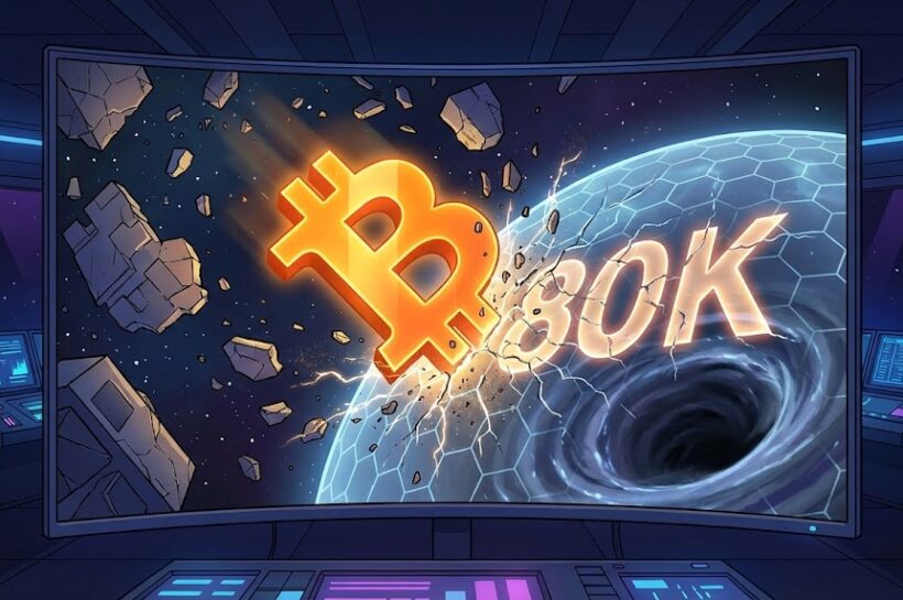 Цена биткойна упала на 10%, что вызвало опасения по поводу потери 80 тысяч долларов