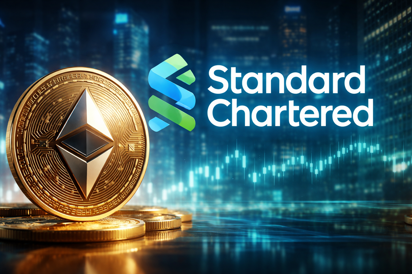 Standard Chartered видит стоимость Ethereum в $40 000 к 2030 году и снижает целевой показатель к 2026 году