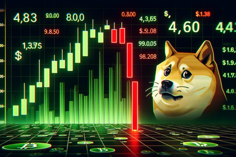 Красные печати Dogecoin (DOGE) возвращаются, сопротивление может остановить любое восстановление