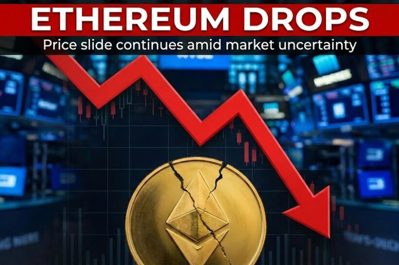 Цена Ethereum падает до $3200, восстановление сталкивается с первым настоящим испытанием