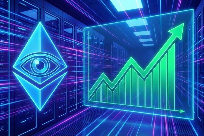 Цена на Эфириум выросла на несколько дюймов, создавая давление на продолжение