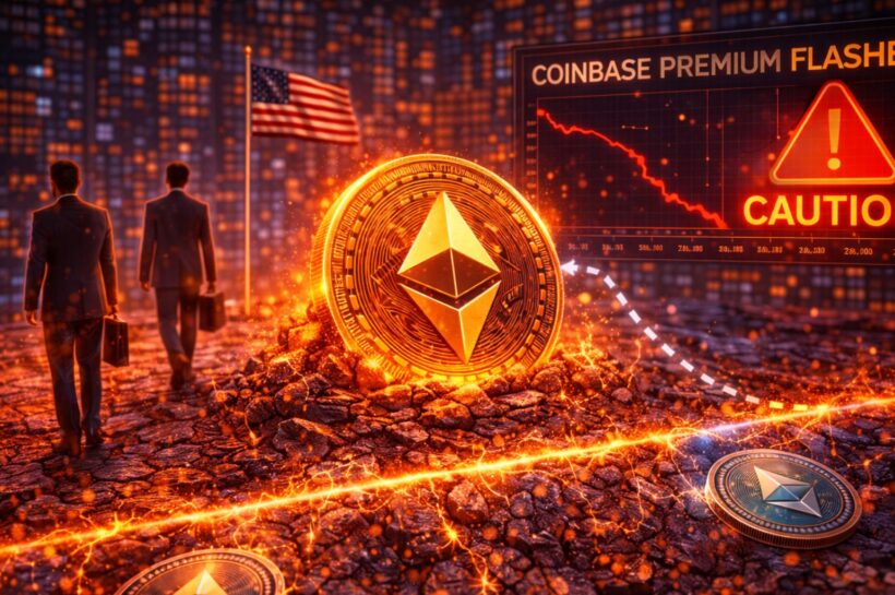 Институты США отходят от Ethereum: Coinbase Premium мигает предупреждением