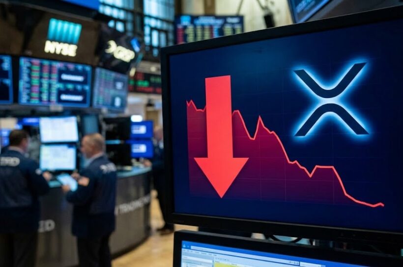 Медвежий курс XRP подтверждается ростом понижательного давления