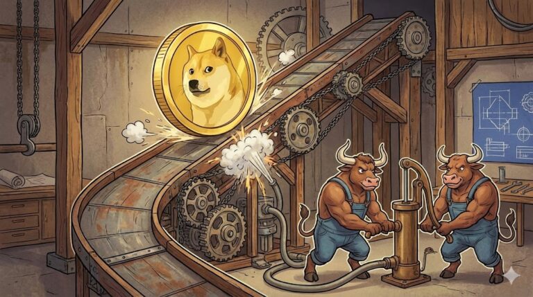 Отскок Dogecoin (DOGE) споткнулся, открывая дверь для новой распродажи