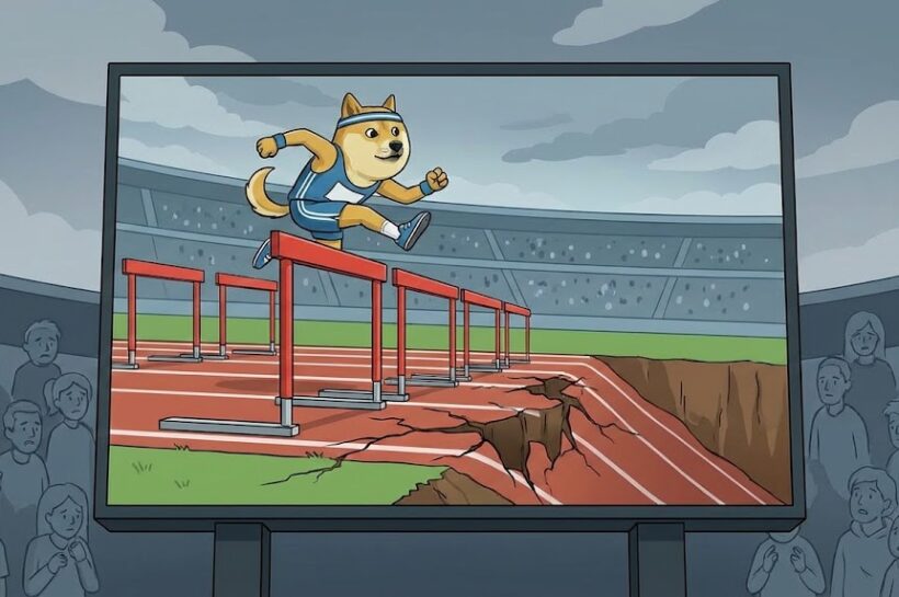 Отскок Dogecoin (DOGE) споткнулся, открывая дверь для новой распродажи