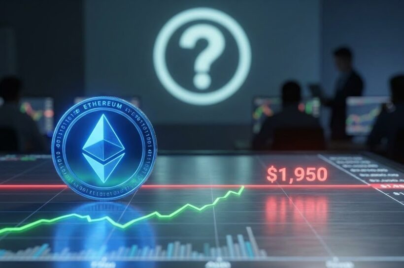 Восстановление цен на Ethereum приостанавливается на отметке $1950, трейдеры ожидают следующего шага