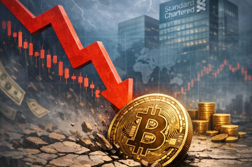 Standard Chartered снижает прогноз по биткойнам: прогнозирует падение цены до $50 000 перед восстановлением