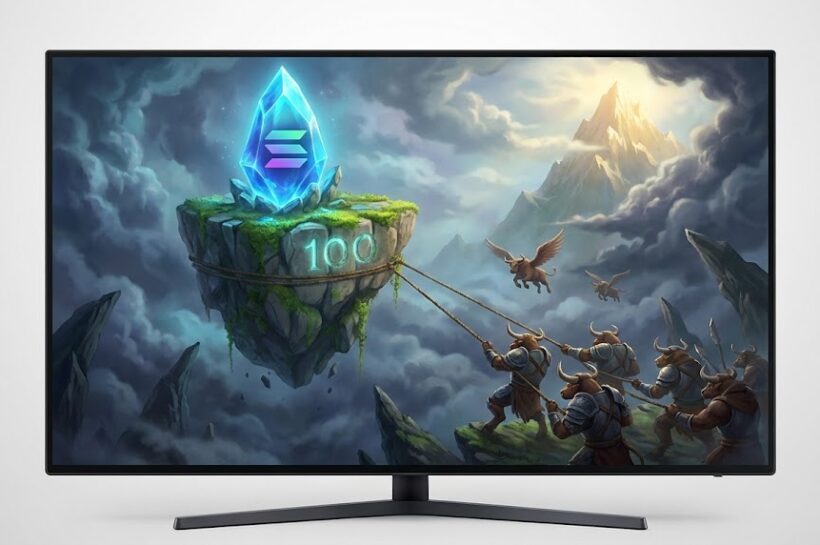 Солана (SOL) сохраняет 100 долларов в живых, восстановление сталкивается с первым испытанием