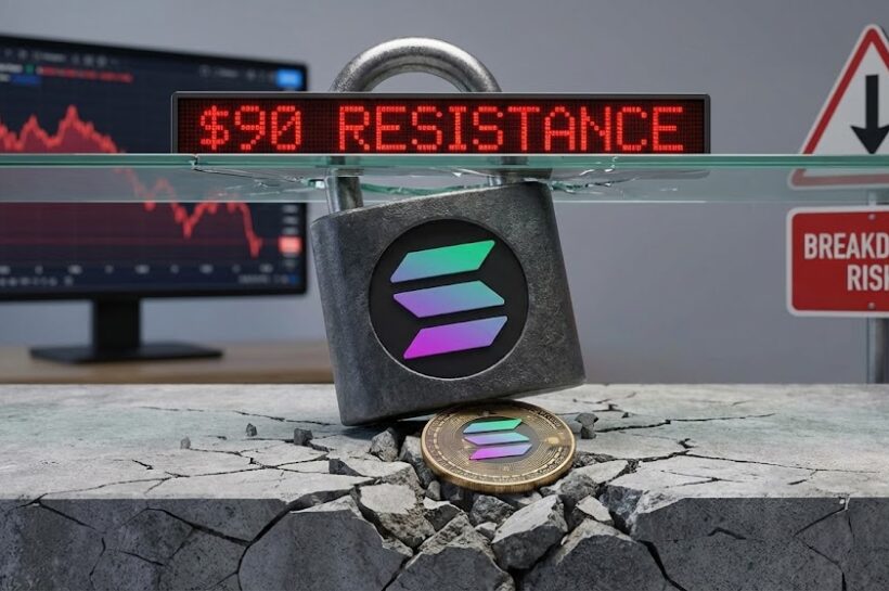 Солана (SOL) находится под давлением ниже ключевых уровней, возможно дальнейшее падение?