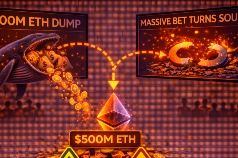 Hyperunit Whale сбросил 500 миллионов долларов в Ethereum, поскольку огромная ставка на криптовалюту обанкротилась