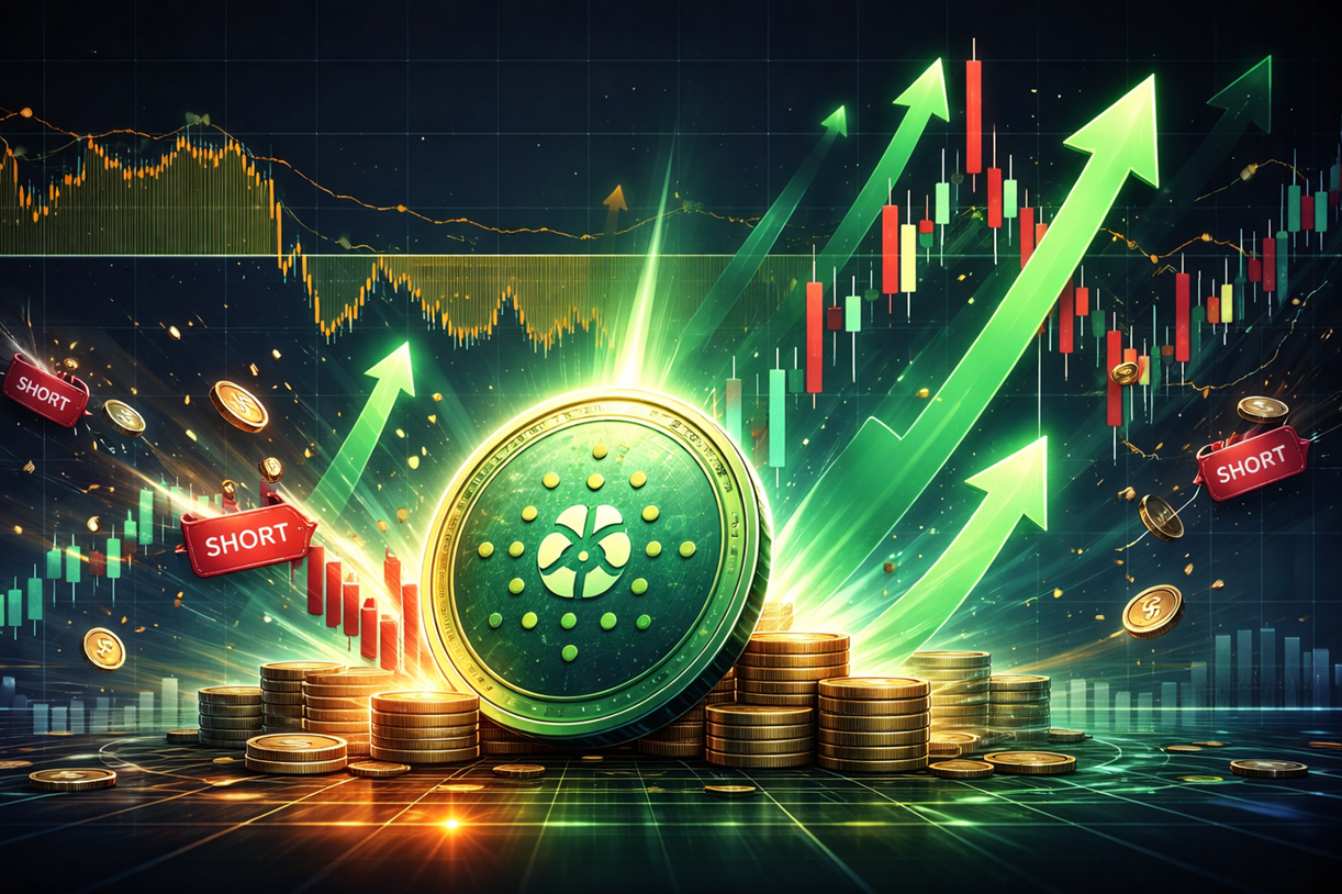 Нижний сигнал Кардано? Шорты достигли самого высокого уровня с июня 2023 года